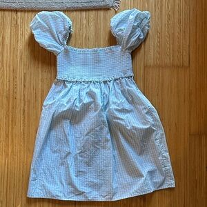 Charming Blue Gingham Dress